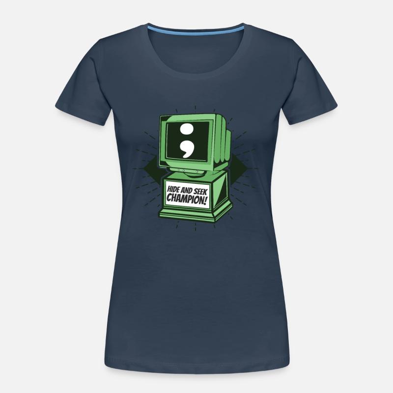 Hide And Seek Champion Software Engineer Coder Women's Premium Organic T-Shirt