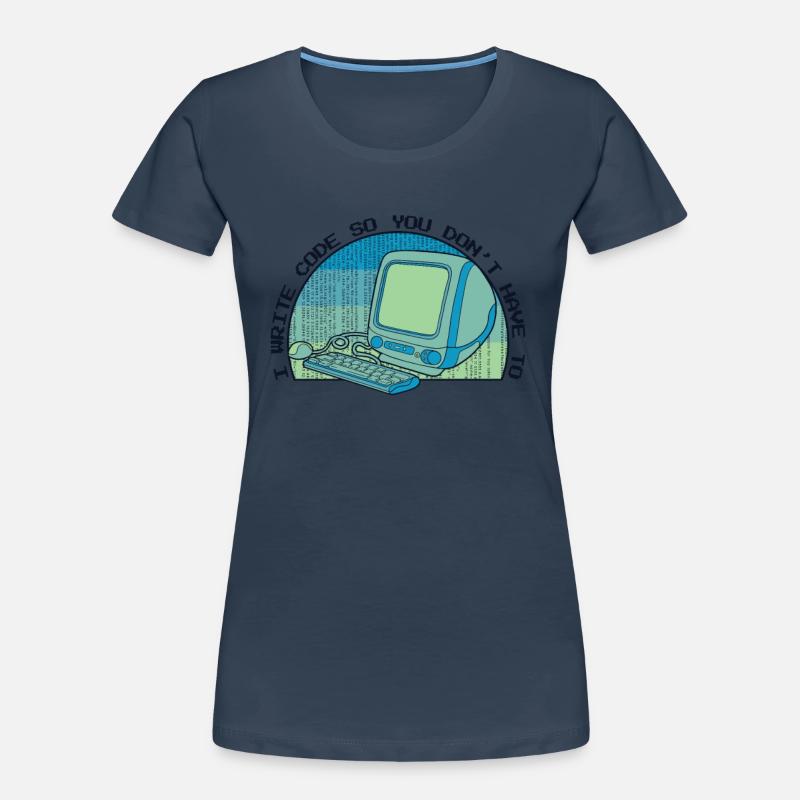 J’écris du code pour que vous n’ayez pas à développer T-shirt bio Premium Femme