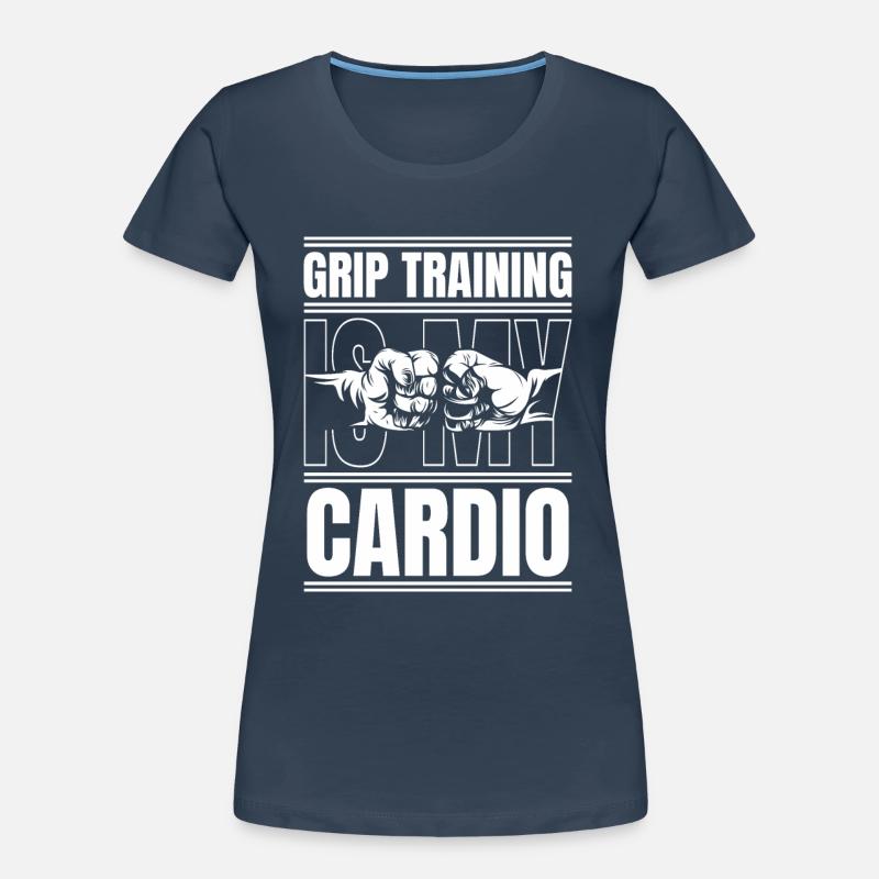 Training Is My Cardio Exercise Techniques Women's Premium Organic T-Shirt