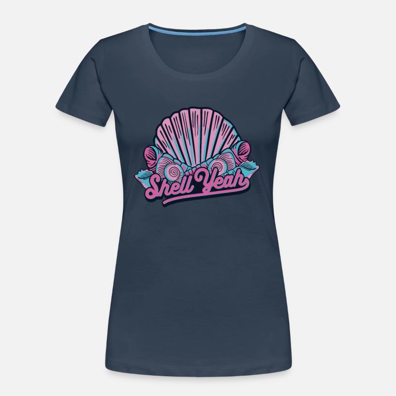Shell Yeah Shell Shelling Bag Bivalvia Seashell Women's Premium Organic T-Shirt