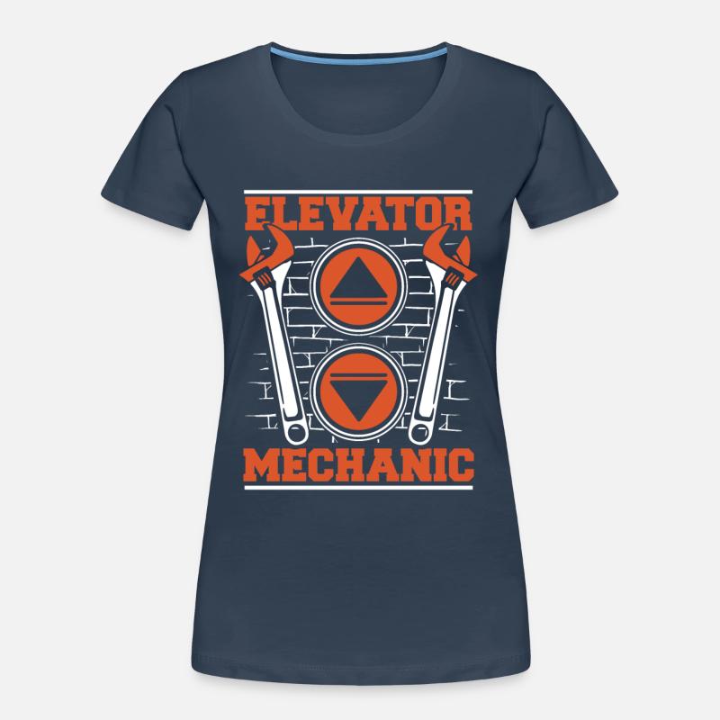 Elevator Mechanic Inspector Technician Elevator Women's Premium Organic T-Shirt