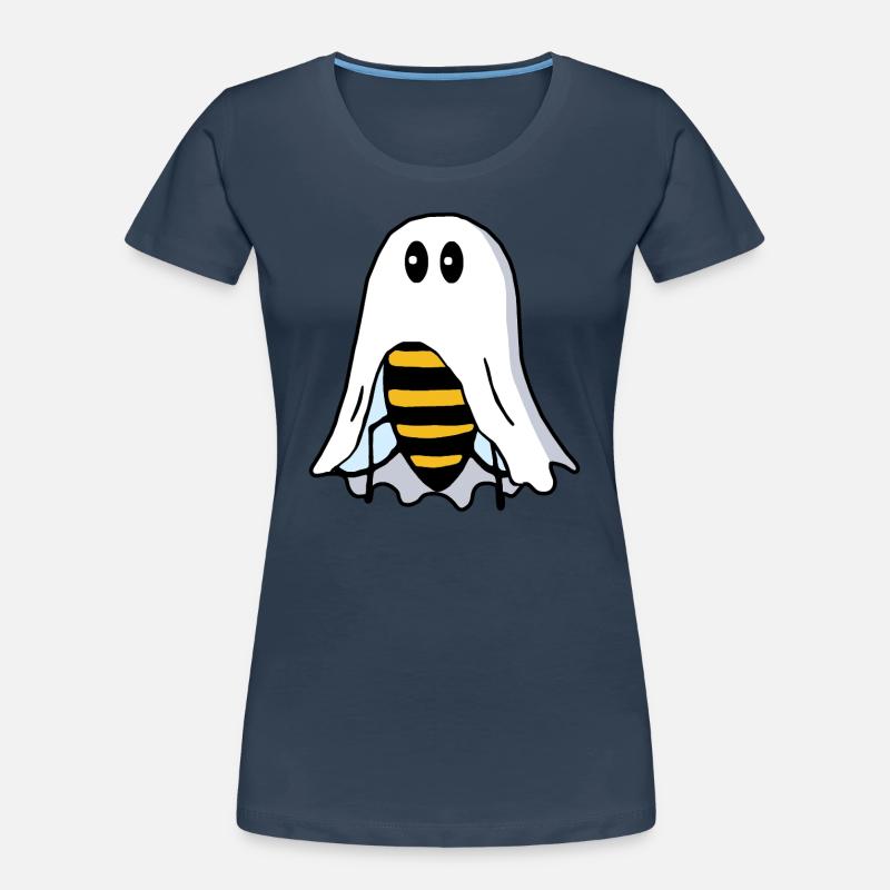 Funny Bee Disguised as Ghost Ghost Women's Premium Organic T-Shirt