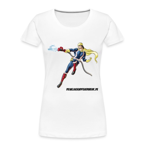 Captain Firefighter - Frauen Premium Bio T-Shirt