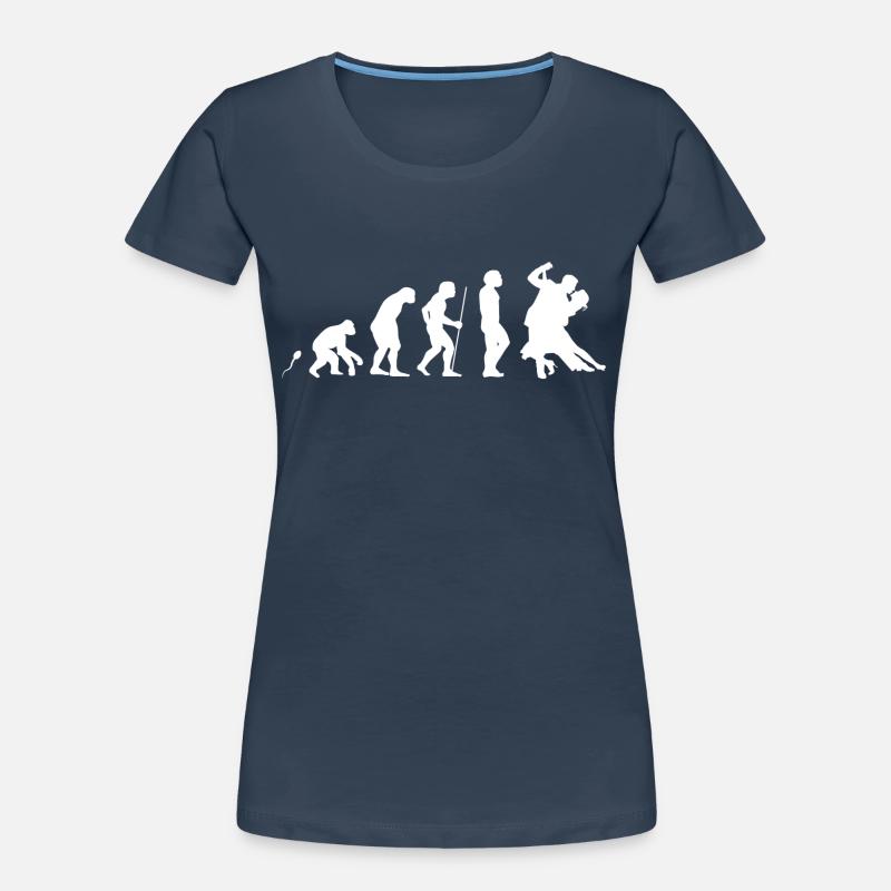 Tänzer Evolution Fun Shirt Frauen Premium Bio T-Shirt