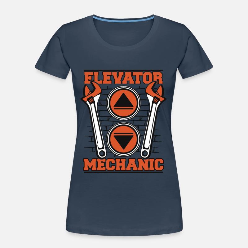 Elevator Mechanic Inspector Technician Elevator Women's Premium Organic T-Shirt