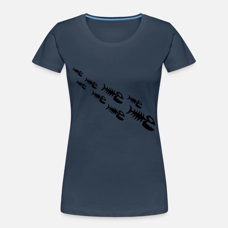 Fish Bone Monsters Frauen Premium Bio T-Shirt