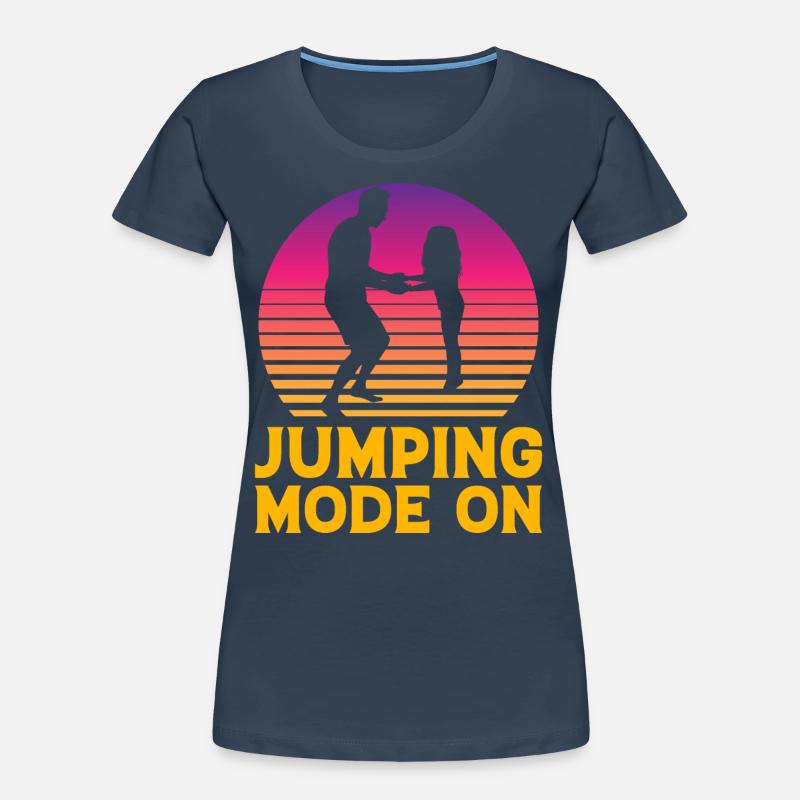 Mode Saut activé T-shirt bio Premium Femme