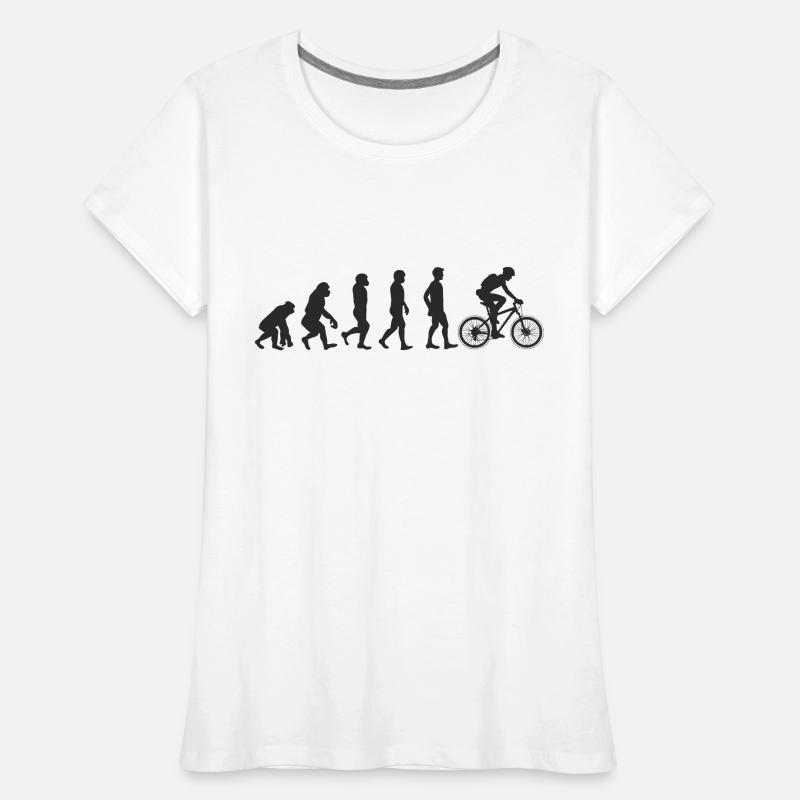 Evolution Bicycle Women's Premium Organic T-Shirt