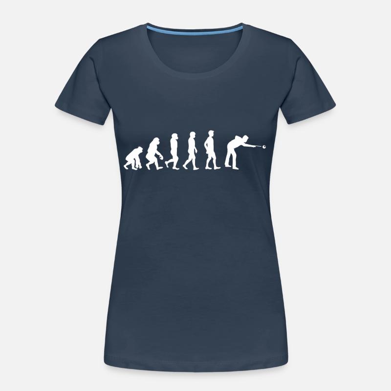 Evolution Billard Frauen Premium Bio T-Shirt