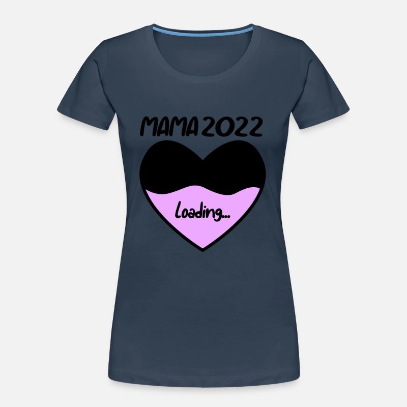 Mama 2022 - Werdende Mutter 2022 loading Frauen Premium Bio T-Shirt
