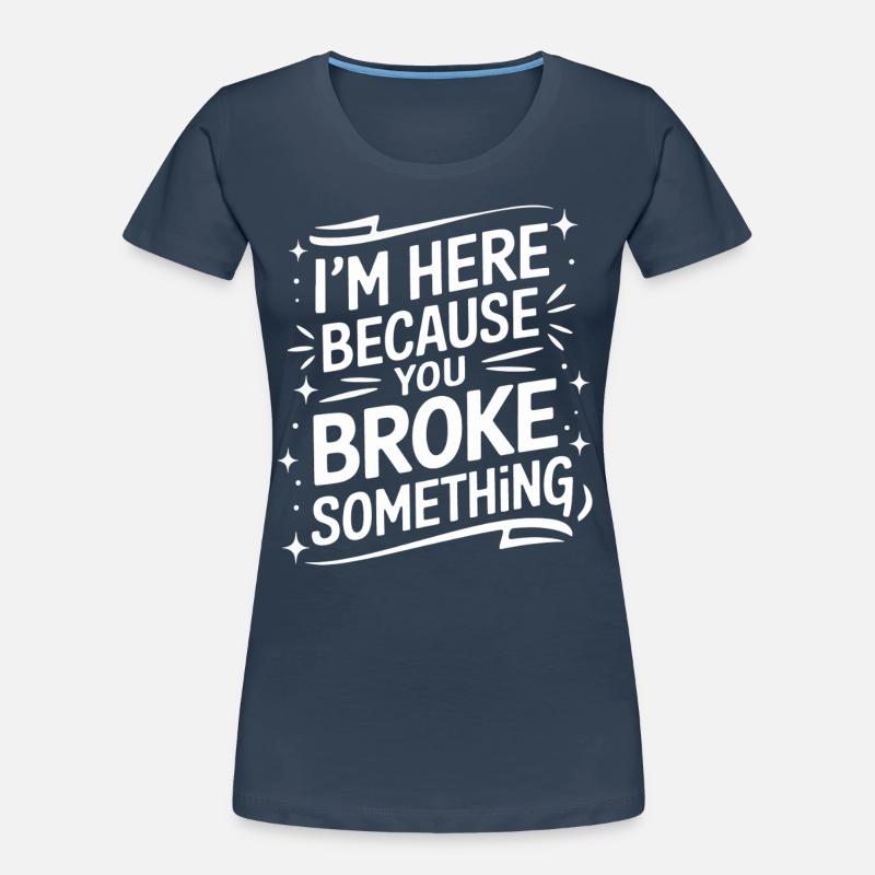 Technischer Support Computerfreak Nerd Frauen Premium Bio T-Shirt