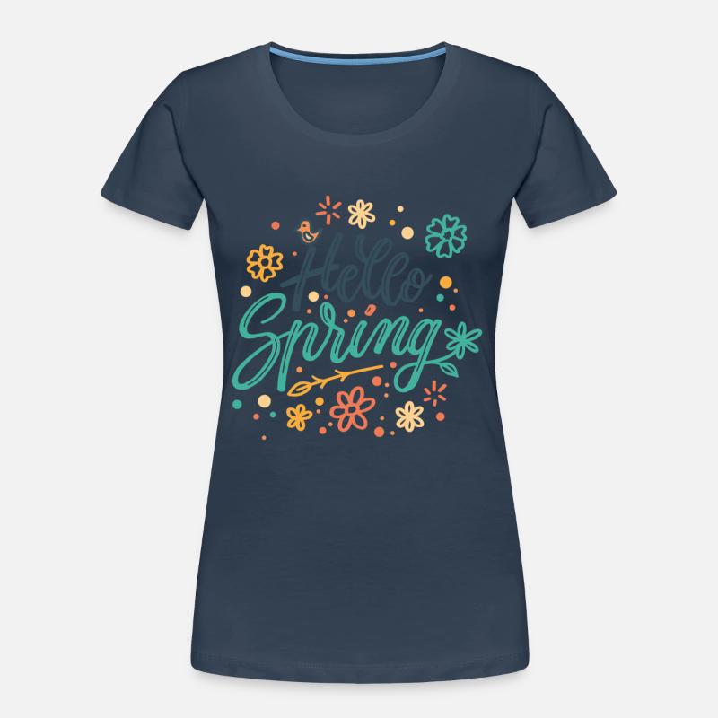 Hello Spring Women's Premium Organic T-Shirt