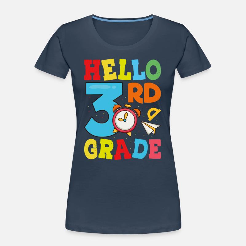 Hello 3rd Year Women's Premium Organic T-Shirt