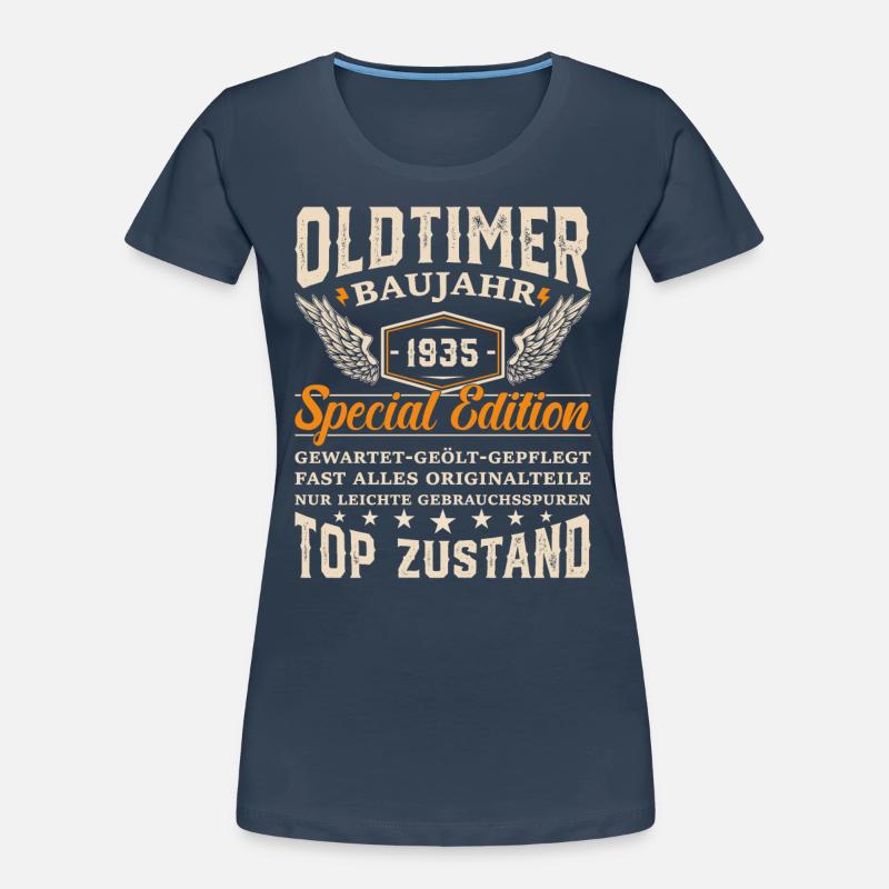 1935 Oldtimer Geschenkidee Frauen Premium Bio T-Shirt