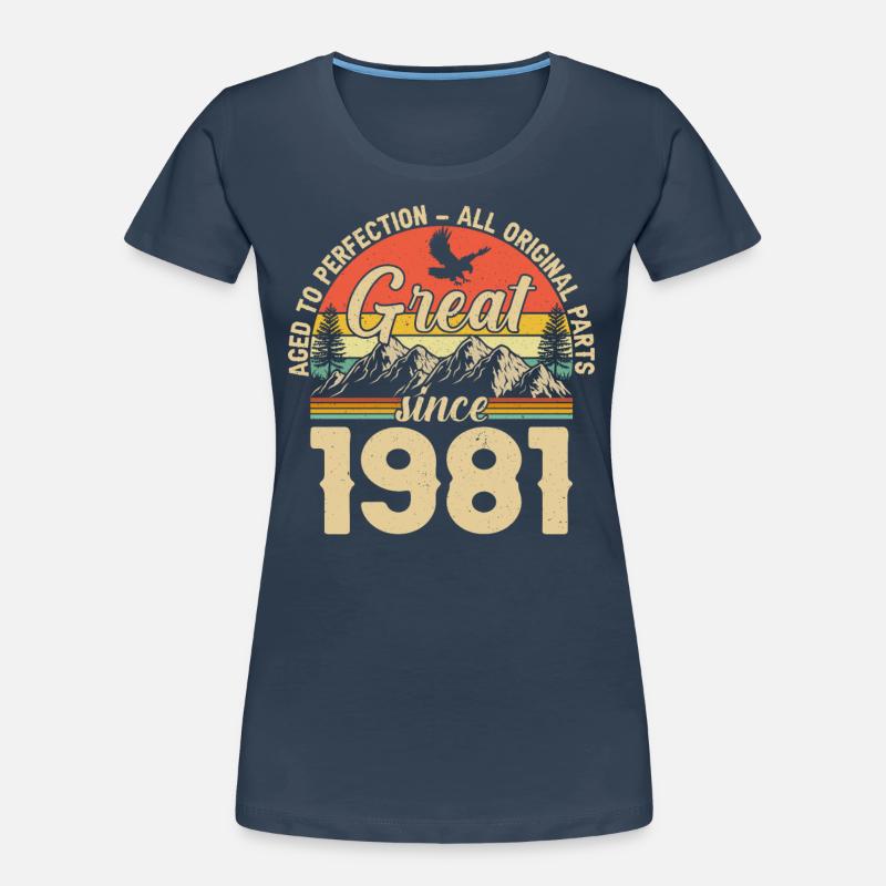 Vintage 1981 - Timeless Legend Women's Premium Organic T-Shirt
