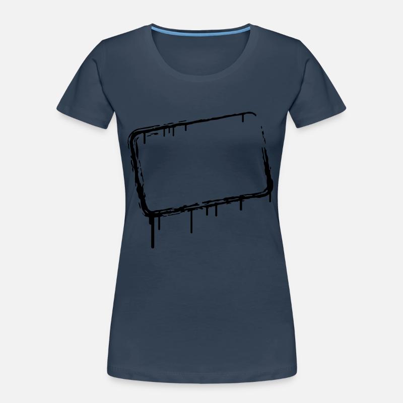 Graffiti frame Women's Premium Organic T-Shirt