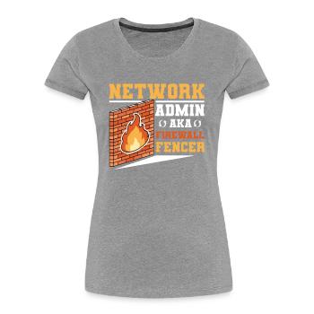 Netzwerkadministrator Systemadministrator Netzwerk - Frauen Premium Bio T-Shirt -  - Vorne - Mia (176cm)