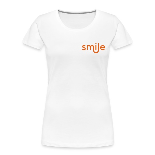 Smile Logo - T-shirt bio Premium Femme