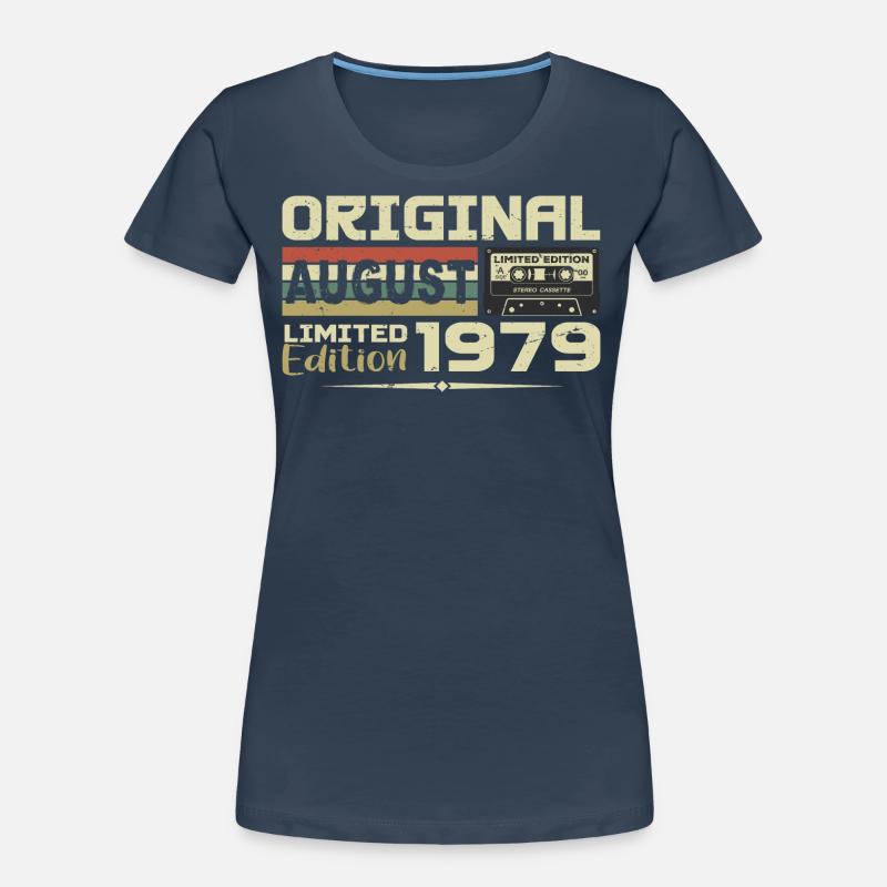 August 1979 - Born August 1979 Built August 1979 Women's Premium Organic T-Shirt
