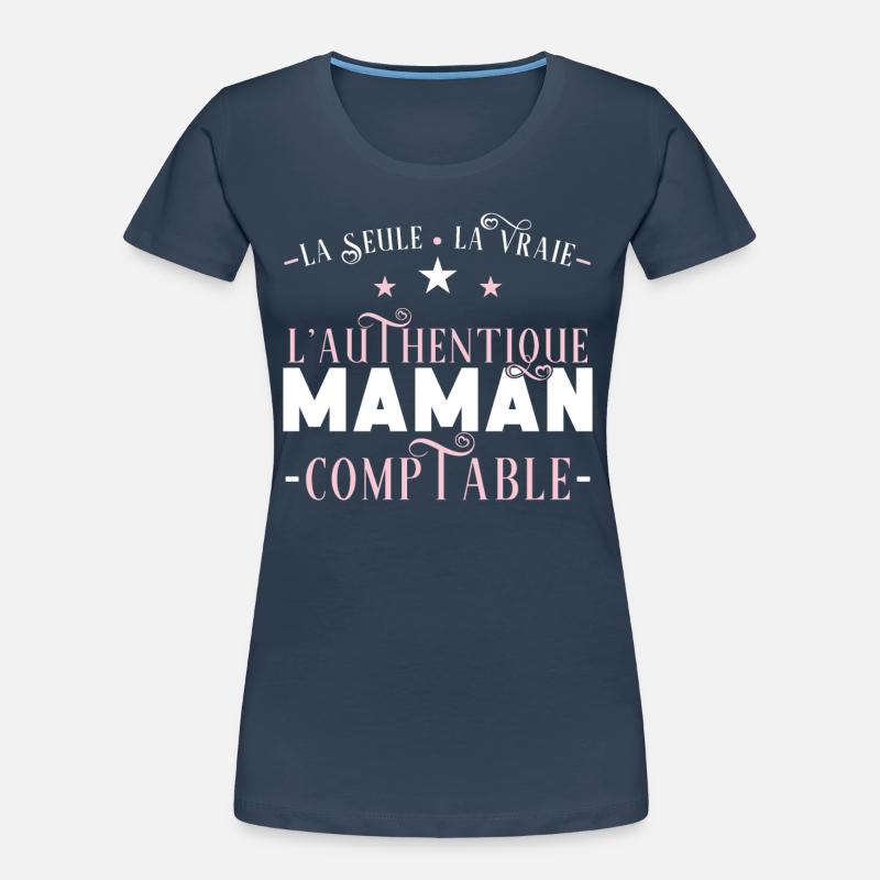 Comptable idée cadeau métier citations profession T-shirt bio Premium Femme