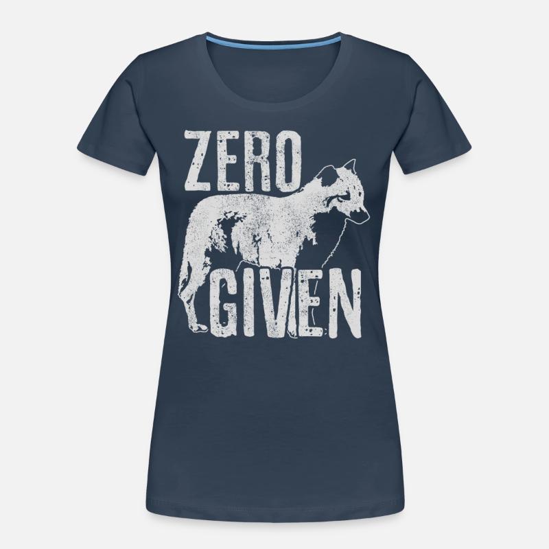 Fuchs Zero Fox Given Lustig Frauen Premium Bio T-Shirt