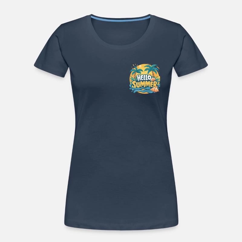 Dazzling elegance HELLO SUMMER Women's Premium Organic T-Shirt