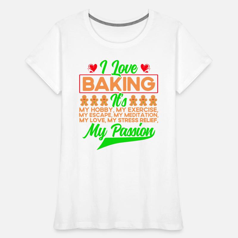 Cuisson des biscuits Cuisson des biscuits Équipage Jour de Noël T-shirt bio Premium Femme