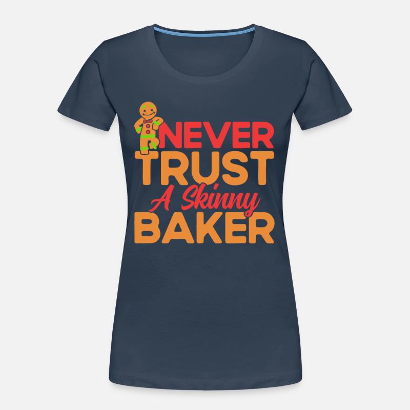 Cuisson des biscuits de Noël Biscuits de boulangerie Cuisson T-shirt bio Premium Femme