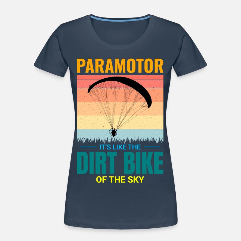 Paramotor Pilot Paramotoring Powered Paraglider Women's Premium Organic T-Shirt