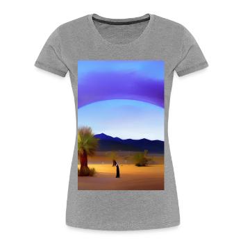 Arabian Desert - Women's Premium Organic T-Shirt -  - Front - Mia (176cm)