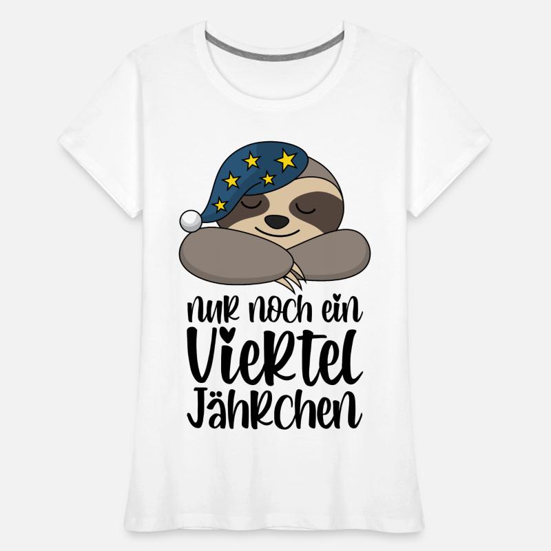 Plus que le quart d’année restant - Cute Sloth T-shirt bio Premium Femme