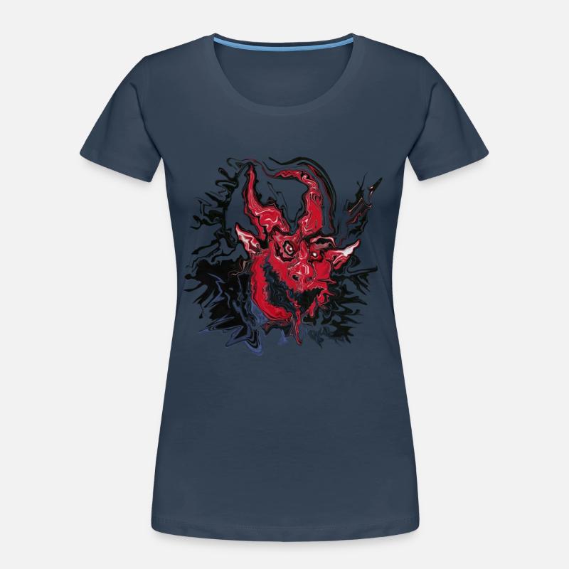 devil T-shirt bio Premium Femme