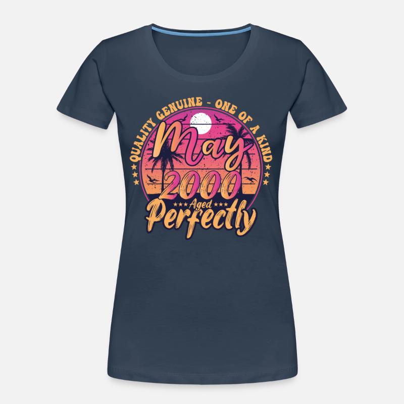May 2000 anniversary 2000 Retro 2000 May Women's Premium Organic T-Shirt