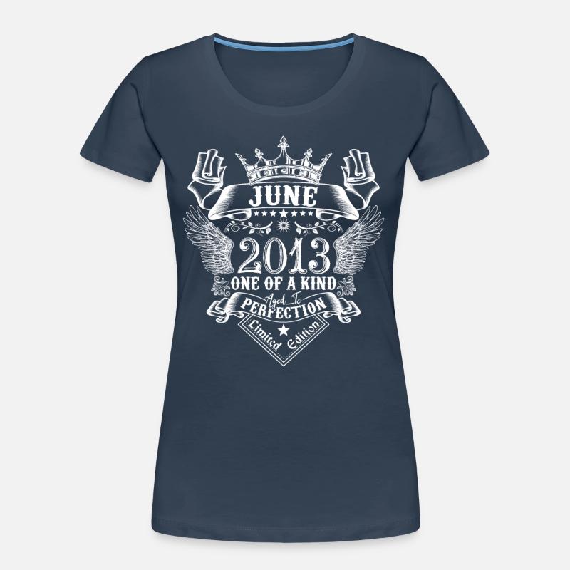 Juni 2013 Jubiläum Juni 2013 Juni Frauen Premium Bio T-Shirt