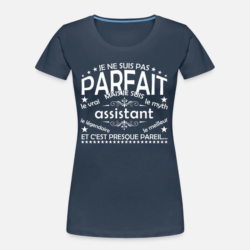 Assistent, der einzige Assistent, der wirkliche Assistent, Frauen Premium Bio T-Shirt