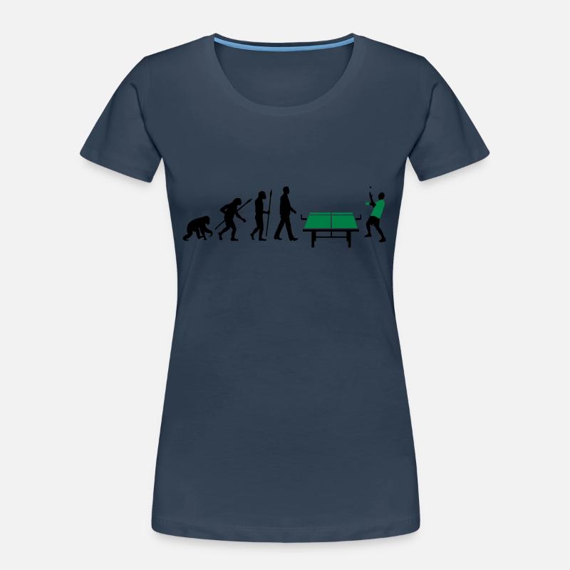 evolution_table_tennis_072012_a_2c - T-shirt bio Premium Femme - 
