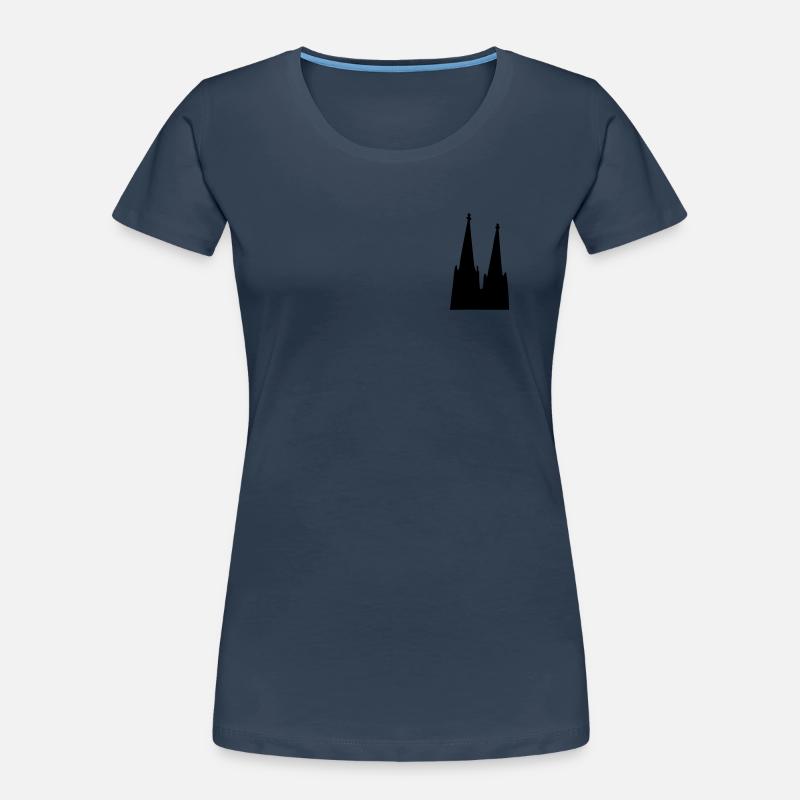 Der Kölner Dom zu Köln Frauen Premium Bio T-Shirt