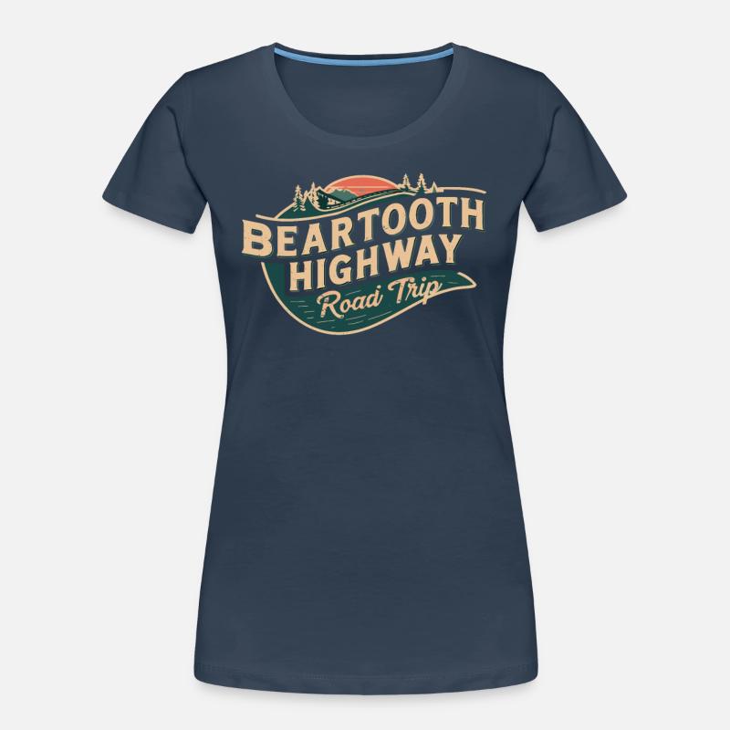 Beartooth Highway Road Trip Adventure Women's Premium Organic T-Shirt