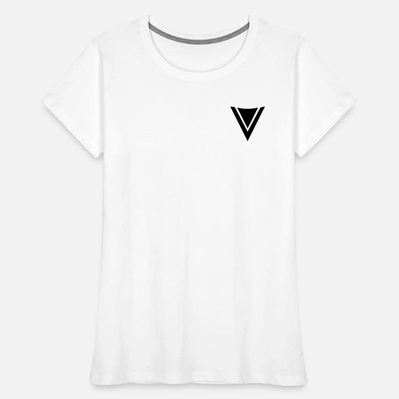 FronzeDE Basic Schwarz Frauen Premium Bio T-Shirt