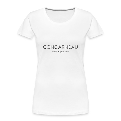Concarneau Bretagne/Frankreich, Finistère, Quimper - Frauen Premium Bio T-Shirt
