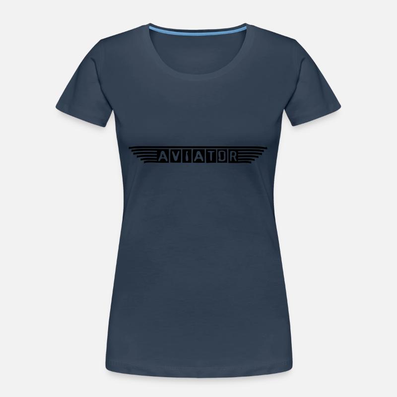 aviator_vec_1 de Frauen Premium Bio T-Shirt