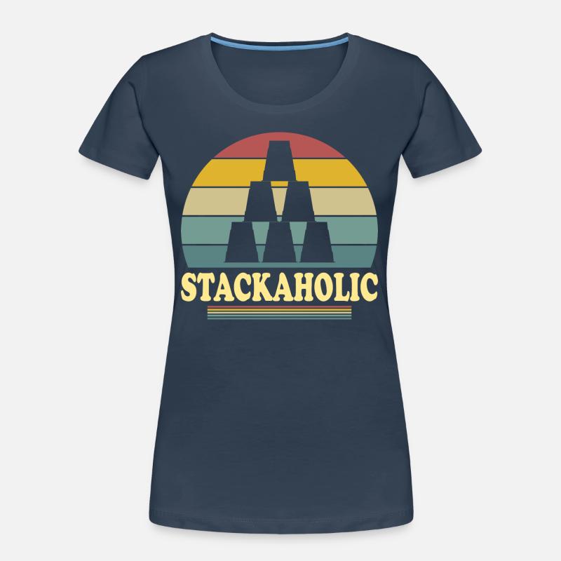 Cup Stacing Stackaholic Sport Stacking Women's Premium Organic T-Shirt