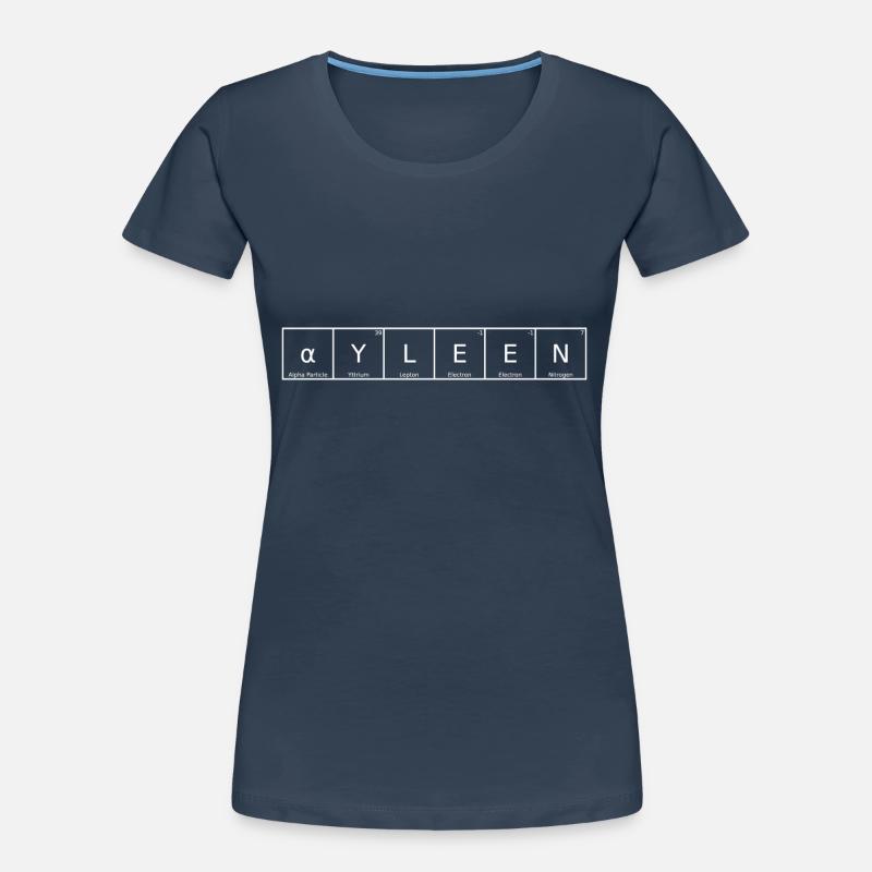 Ayleen Name First Name Chemistry Periodic Table Elements Women's Premium Organic T-Shirt