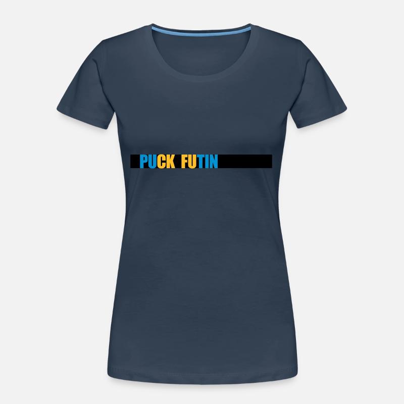 puck futin Logo Design Frauen Premium Bio T-Shirt
