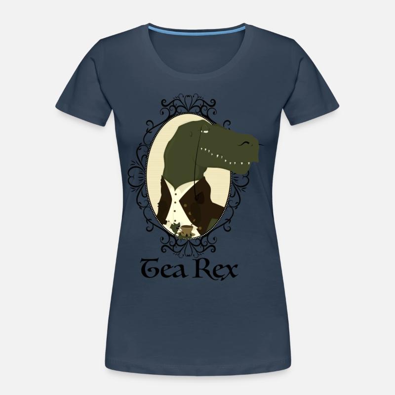 Tea Rex Women's Premium Organic T-Shirt
