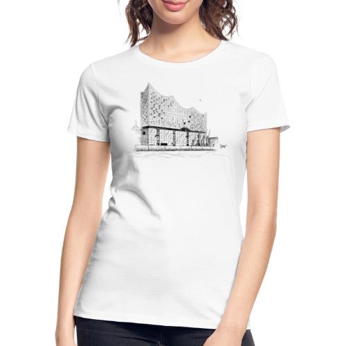 Bronko55 No.05 – Elbphilharmonie Hamburg - Frauen Premium Bio T-Shirt