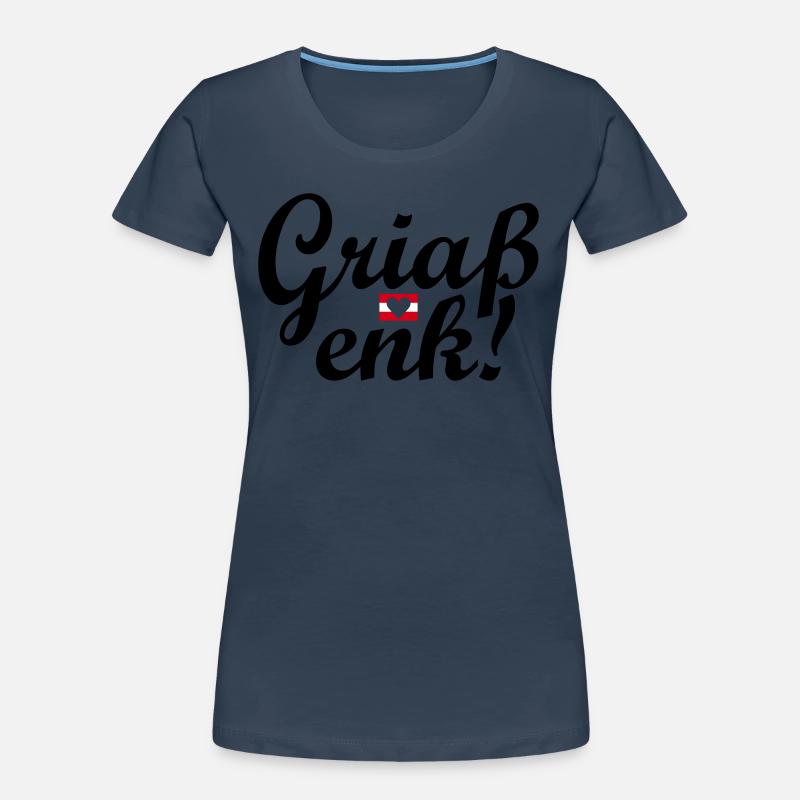 Austrian dialect Griaß enk! Women's Premium Organic T-Shirt