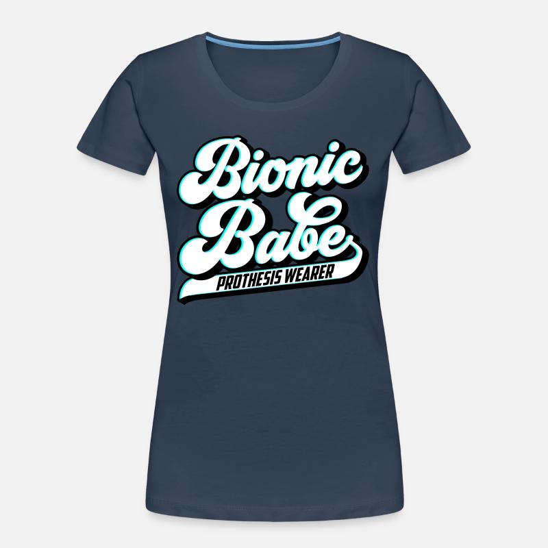 Bionic Babe | Prosthesis | Colors can be changed Women's Premium Organic T-Shirt