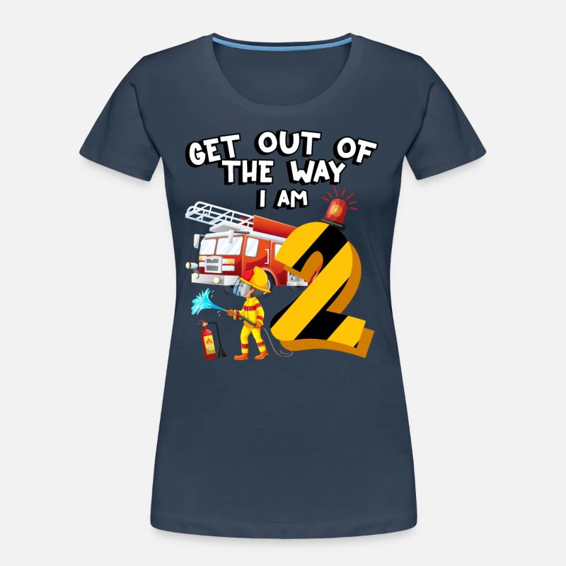 Fire engine firefighting I am 9 years old Women's Premium Organic T-Shirt