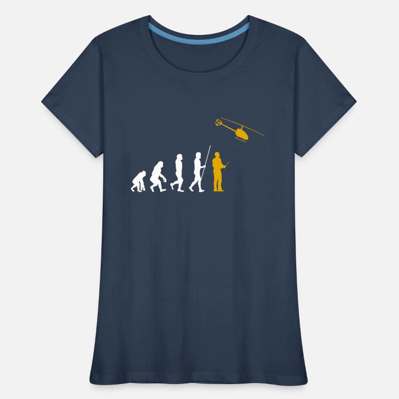 Evolution RC Hélicoptère commandé à distance Modéliser T-shirt bio Premium Femme
